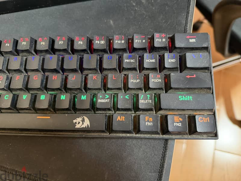 Keyboard red dragon k606r 4