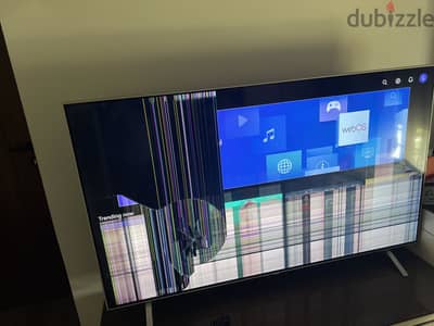 LG Nanocell 65 inch 4k - broken screen