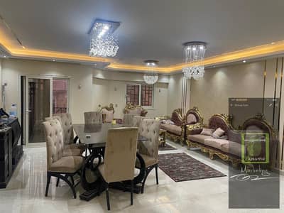 Furnished and air-conditioned apartment for rent at a bargain price, 7th District, Sheikh Zayed, annual contract