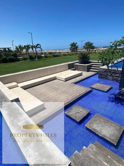 Townhouse for Sale – Direct Sea View – Fully Finished with ACs & Kitchen – Seazen – North Coast