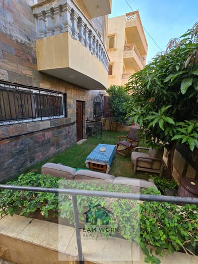 شقة أرضي بجاردن للبيع في الحي العاشر – الشيخ زايد -Ground floor apartment with garden for sale in the 10th District – Sheikh Zayed