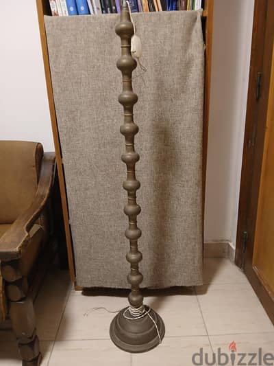 vintage brass  lampstand