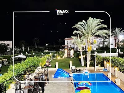 Johara" Luxury Furnished Villa for Rent in Marina 5 – north coast  Prime First-Row Location