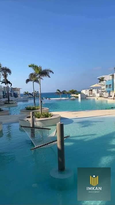 شاليه للبيع بالتقسيط المريح متشطب بالكامل / استلام فور ي sea view للبيع في قريه يود راس الحكمه الساحل الشمالي - Youd