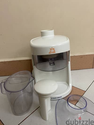 عصاره فاكهة وخضروات black & decker