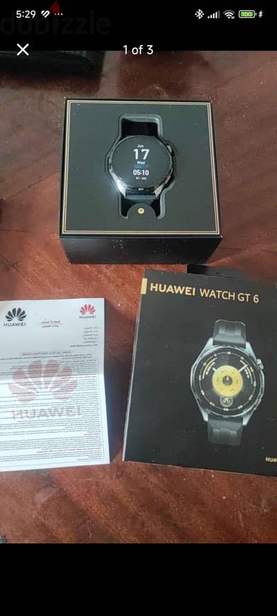 Huawei gt6 crisp condition بالضمان واتنين ستراب