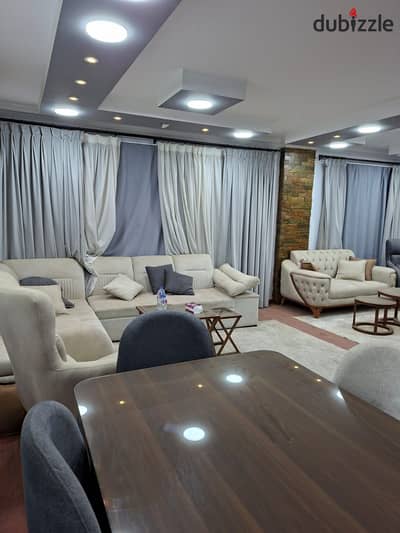 Opportunity for sale in Al Rehab City, ultra super luxury finishes, wide garden view