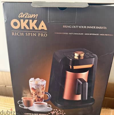 Okka rich spin pro مكنه قهوة أوكا