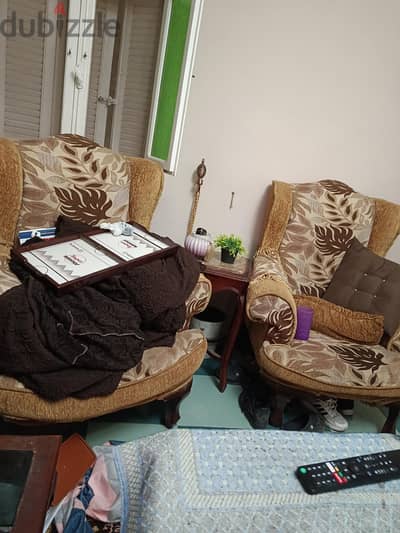 انتريه كنبتين واتنين كرسي