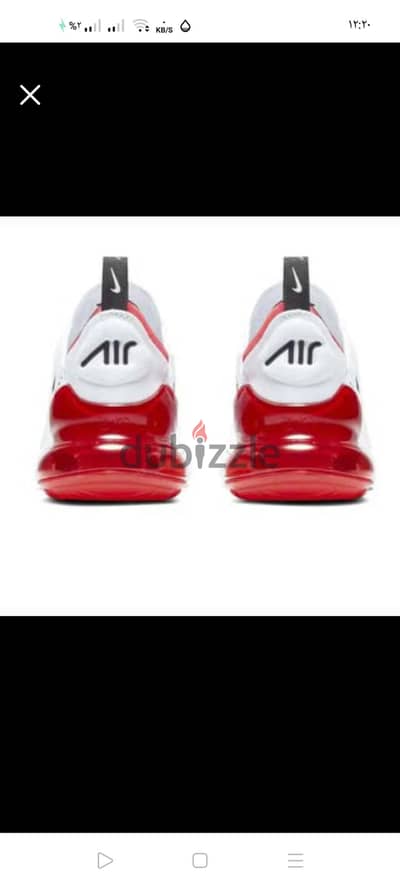 Nike Air Max 270   كوتش ابيض مقاس 45 فيتنامي مستورد رجالى ميرور اوريج