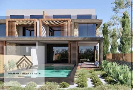 Villa for sale directly on sea in Heart of North Coast at incredible price Over 10Years, next to El Alamein and marina and Steps from Zahran Mall