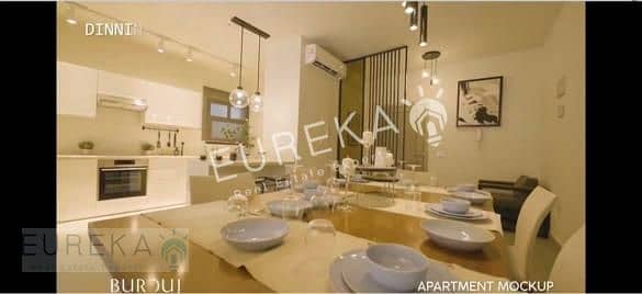 Apartment 130 fully finished for sale in Al Burouj
