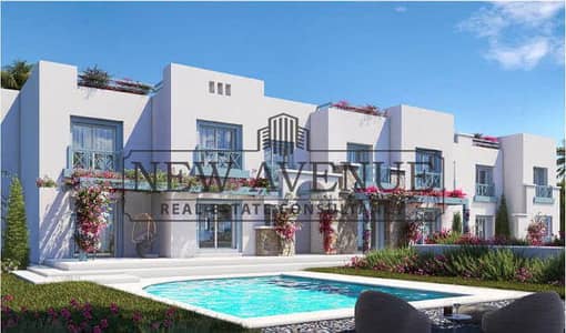 Fully Finished Penthouse with roof on pool with downpayment and instalments ,  Delivery 2027 , for Sale in Mountain View Ras El Hekma.