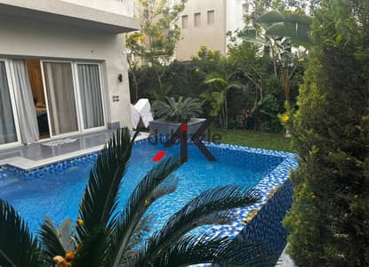 Finished Twin House Villa with pool  For Rent in Cairo Festival City - New Cairo