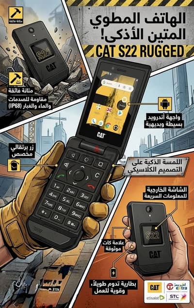 فليب كات S22، أسود