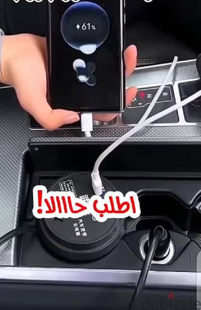 شاحن ومحول كهرباء السيارات إلي 220