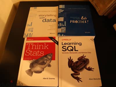 كتب مهمة لتحليل البيانات متحطش فيها قلم- Data Analysis books