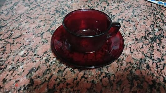 طقم فناجين ٦ قطع Arcoroc Sierra - عتيق اصلى فرنسي الصنع
