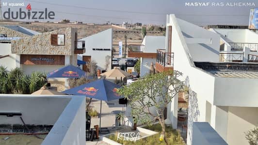 Fully finished chalet for sale in (Masyaf) directly on the sea in the North Coast – Ras El Hekma with installment plans and near delivery.