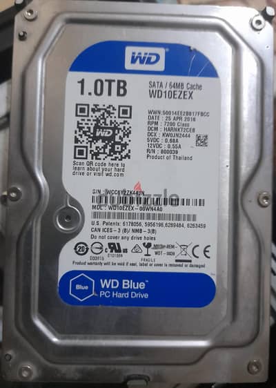 western Digital  1 tera