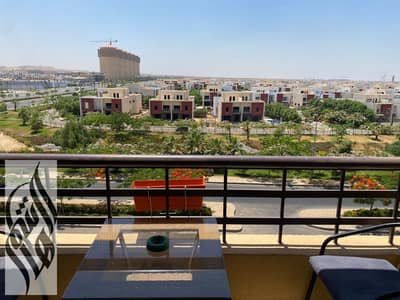103 SQM furnished apartment in Madinaty B6, 3 bedrooms, direct stream view, fourth floor with open scenery.