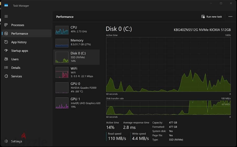 Dell precision 5530 Touch 4K 10