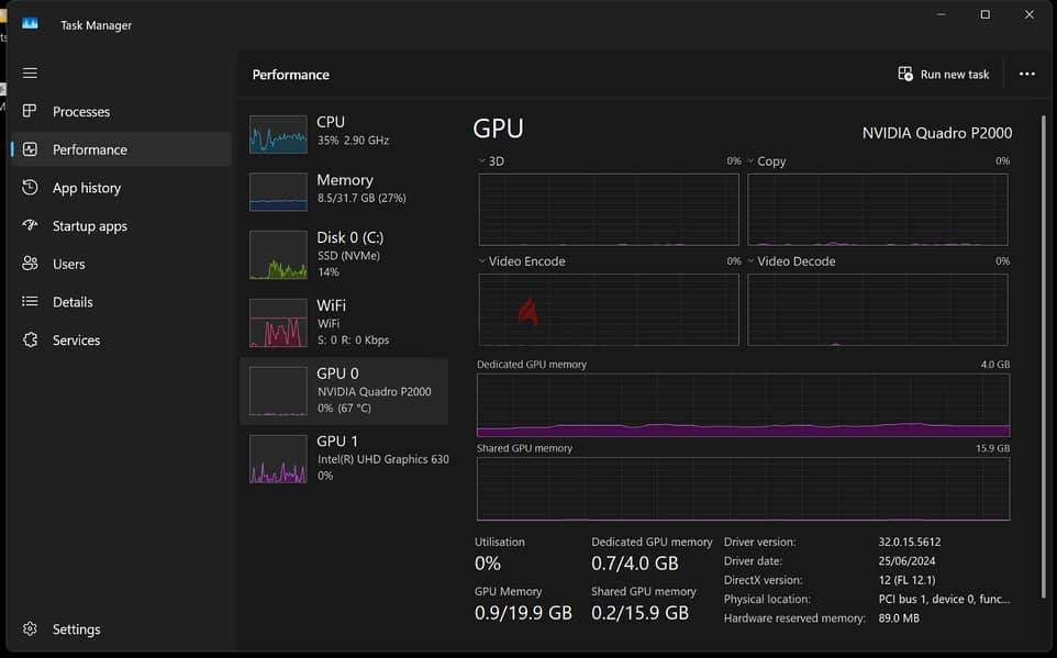 Dell precision 5530 Touch 4K 11