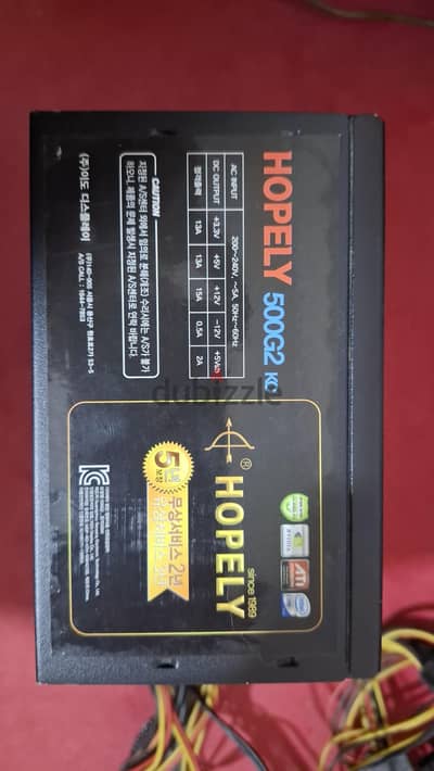 hopely power supply 500 watt