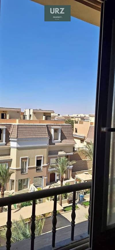 اميز فيلا 5 غرف باطلالة بانورامية خيالية في سراي للبيع علي 12 سنة تقسيط واقل مقدم علي طريق السويس بجوار مدينتي بالقرب من ماونتن فيو و AUC التجمع