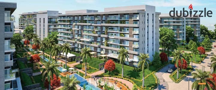 شقة 171م في R7 العاصمة جنب الجامعة البريطانية بمقدم 10% وقسط على 10 سنين استلام 2027 كمبوند سيناريو