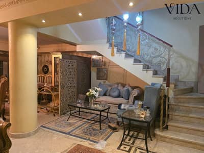 Twin house for sale 304 m in Al Nasayem Village on Wahat Road, 6th of October City, at the lowest price in the market.
