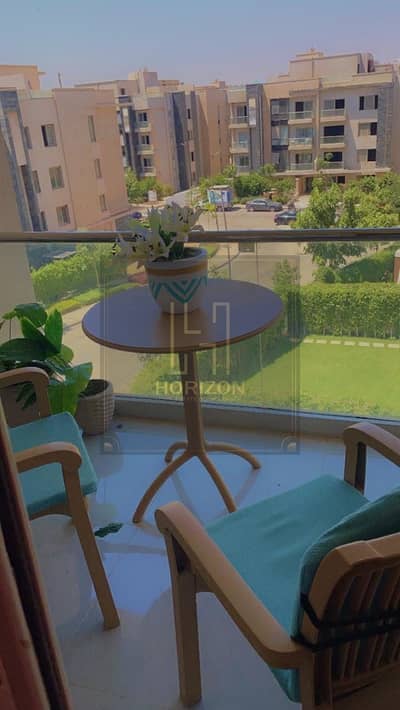 بفيو مميز شقه 2نوم  للايجار مفروش فى كمبوند جاليريا موون فالى Fully furnished apartment for rent in Galleria Moon Valley Compound.