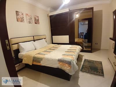 Furnished 50 sqm studio apartment in Easy Life Compound, Fifth Settlement, near Al-Zohour Club.