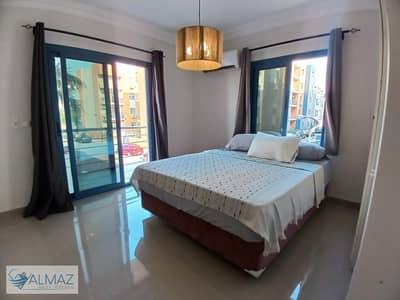 Furnished 115 sqm apartment for rent in Easy Life Compound, Fifth Settlement, near the American University in Cairo (AUC).