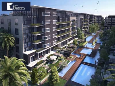 Apartment For Sale Fully Furnished Super Lux Ready To Move In The Waterway - New Cairo