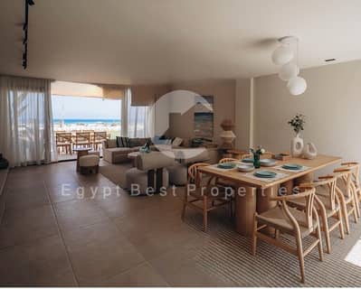 Sea View Fully Furnished with ACs and kitchen appliances Ready to move Twin house for sale in Stella Heights next to Marassi North coast