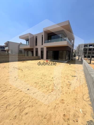 Twin House with a Private Garden for sale with installments Ready To Move in Swan Lake West, Hassan Allam, 6th Of October City