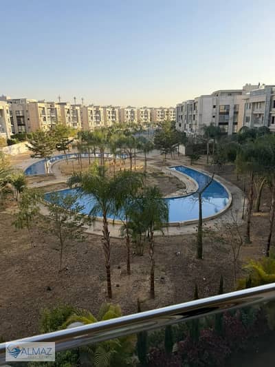 Furnished apartment with elevator, 238 sq m, for rent in Galleria Compound, Fifth Settlement, near the American University in Cairo.