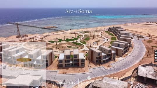 Last fully finished garden chalet with full sea view in Soma Bay, Hurghada! Only 5% down payment 