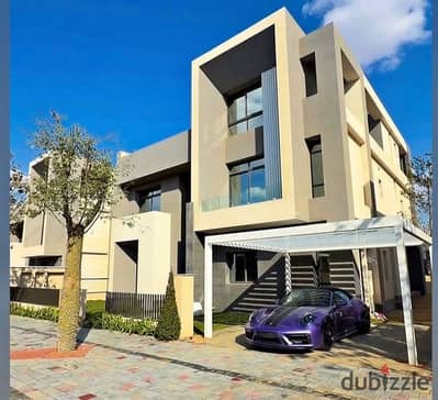 Lowest price villa built and ready for sale in Saada Compound, Fifth Settlement, best location in the Fifth Settlement