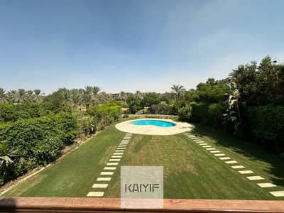 Standalone Villa for Sale in Katameya Dunes First Row Golf View Prime Location Semi Finished Luxury Villa