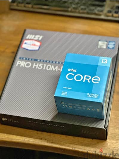 باندل i3 1015f وبورده msi h510 pro متبرشمين لم يستخدمو