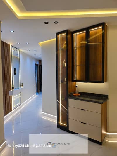 Apartment facade for sale in Gardens of the Pyramids, Horus Gate, area B, Ultra Lux finishing