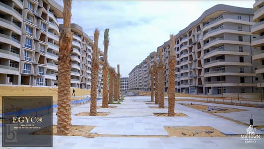 شقة 130 متر استلام فورى وجهة بحري فيو مفتوح لاند سكيب علي محور السفارات وحى الوزارات في R7 العاصمة الادارية
