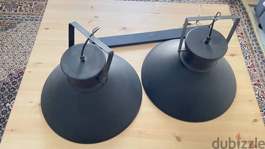 Industrial Pendant Light matte black