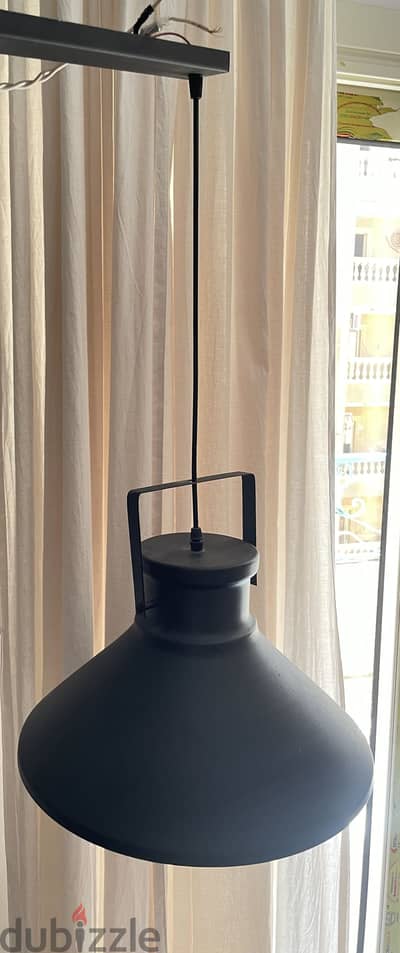 Industrial Pendant Light matte black