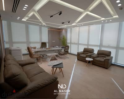 Office for rent in the New Administrative Capital, in the MU23 area, directly on the Al Amal axis.