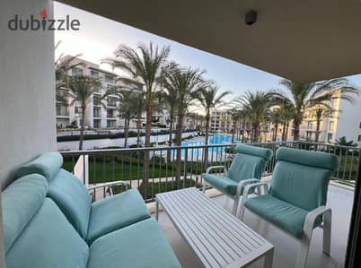Chalet Pool View for Rent in Marassi – Faya