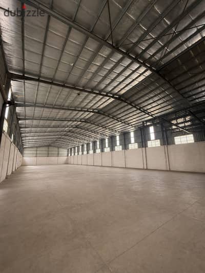 For Sale Factory in 10th of Ramadan City  Land area: 5200 sq m Industrial warehouse area: 2000 sq m Administrative building area: 180 sq m (4 floors)