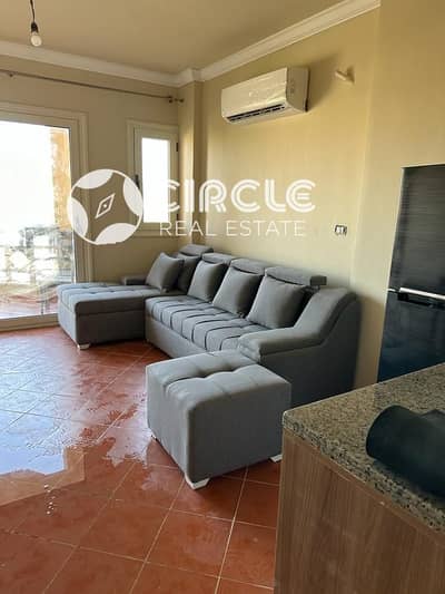 100m Premium First Floor Fully Furnished 2-Bedroom Chalet For Rent In Emirates Heights North Coast Near Ras El Hekma Bay & Alamein